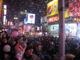 New Years Times Square Crowds New Years Times Square Crowds